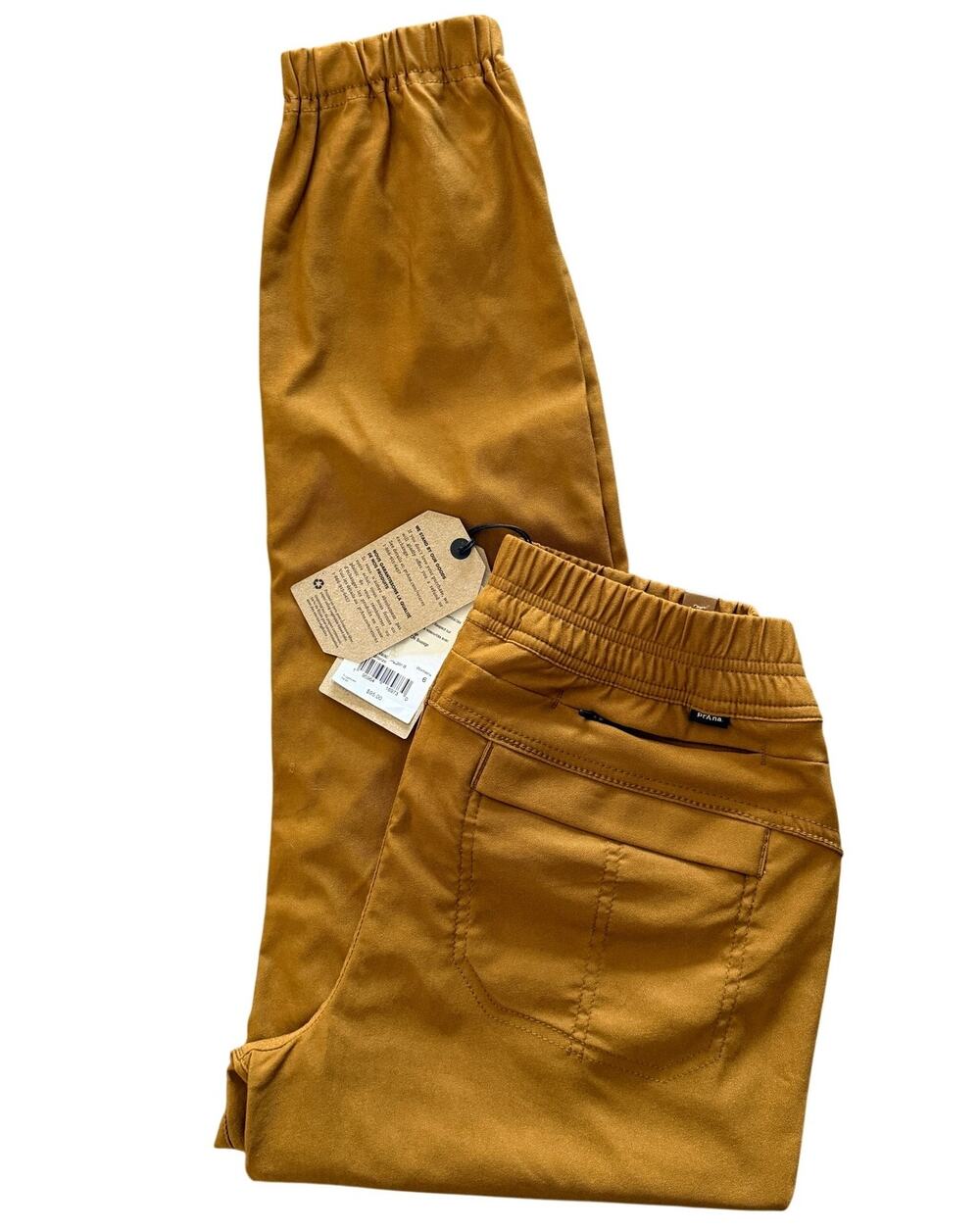 Women's PrAna Halle E‑Waist Jogger II – Antique Bronze /Tumeric - Size 6 NWT